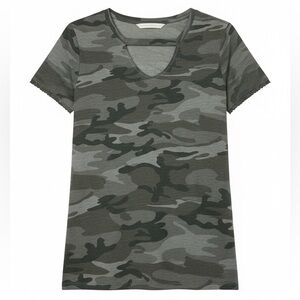 Anthropologie T-La Garrison Tee - Camo